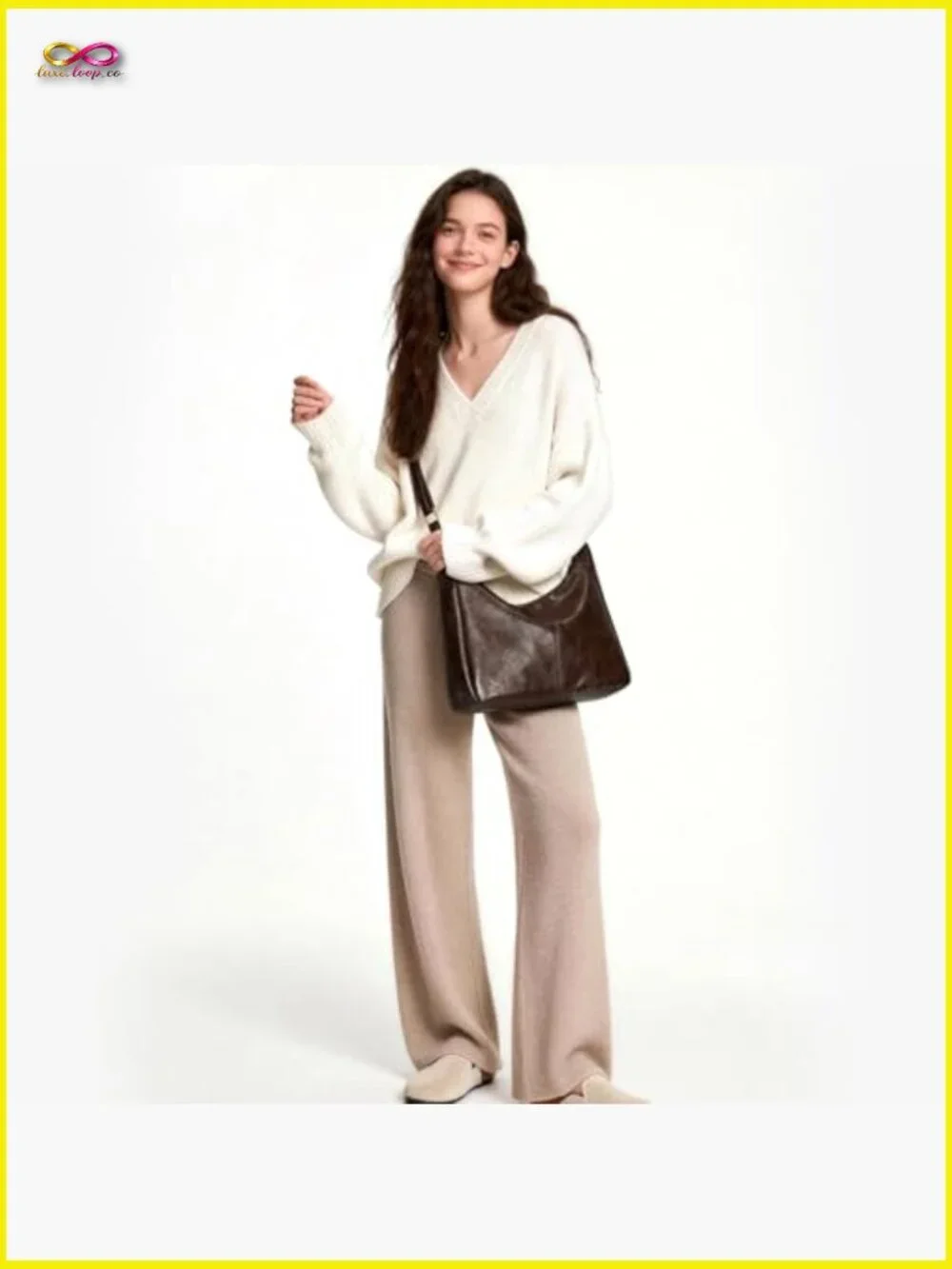 Large Capacity Slouchy Hobo Bag with Adjustable Strap Crossbody Shoulder Tote